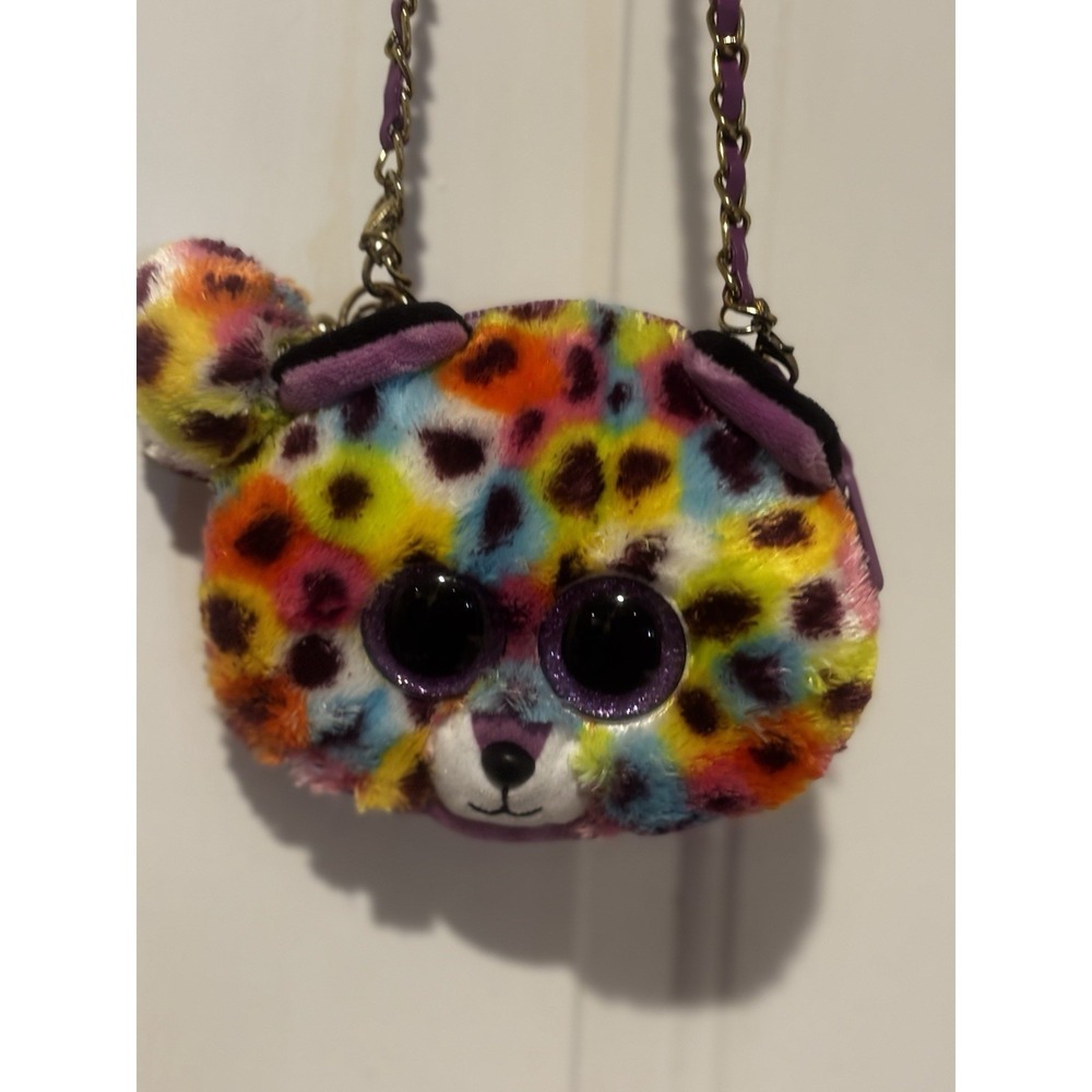 TY GEAR‎ COLLECTION GISELLE THE CAT GIRL'S CHANGE PURSE, MULTICOLOR